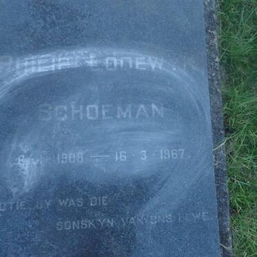 SCHOEMAN Philip Lodewyk 1909-1967