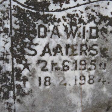 SAAIERS DAWID 1950-1984