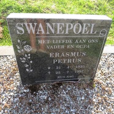 SWANEPOEL Erasmus Petrus 1925-1997
