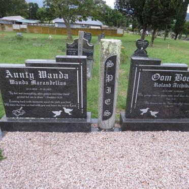 SPIES Roland Archibald 1933-2002 & Wanda Marandellas 1934-2015