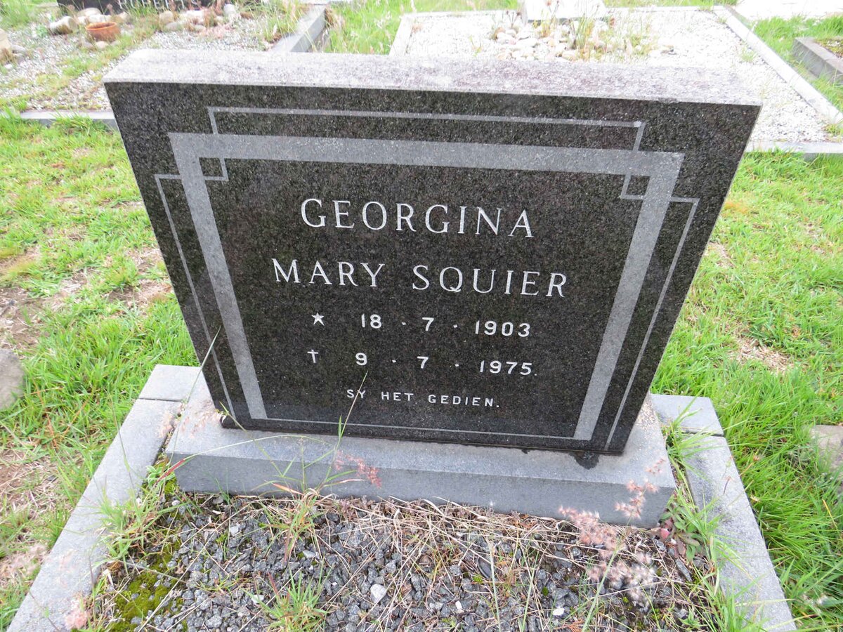 SQUIER Georgina Mary 1903-1975