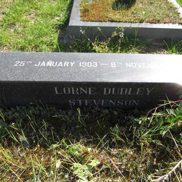 STEVENSON Lorne Dudley 1903-1984