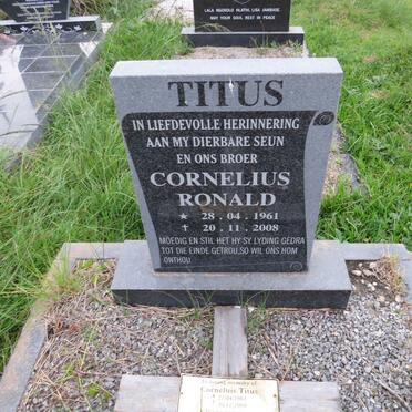 TITUS Cornelius Ronald 1961-2008