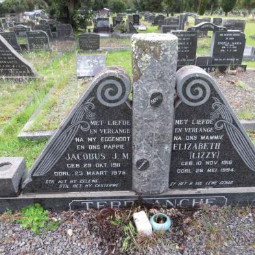 TERBLANCHE Jacobus J.M. 1911-1975 & Elizabeth 1916-1994