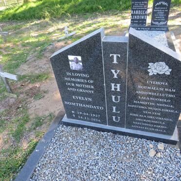 TYHULU Evelyn Nomthandato 1927-2016 