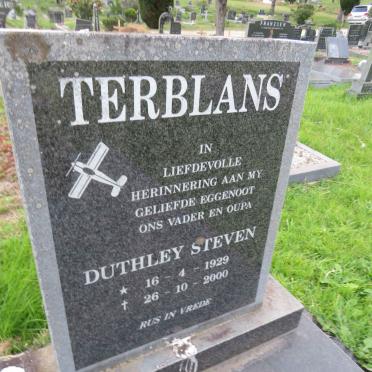 TERBLANS Duthley Steven 1929-2000
