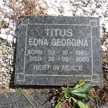 TITUS Edna Georgina 1940-2009