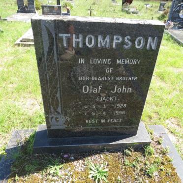 THOMPSON Olaf John 1928-1996