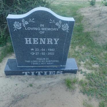 TITIES Henry 1943-2022