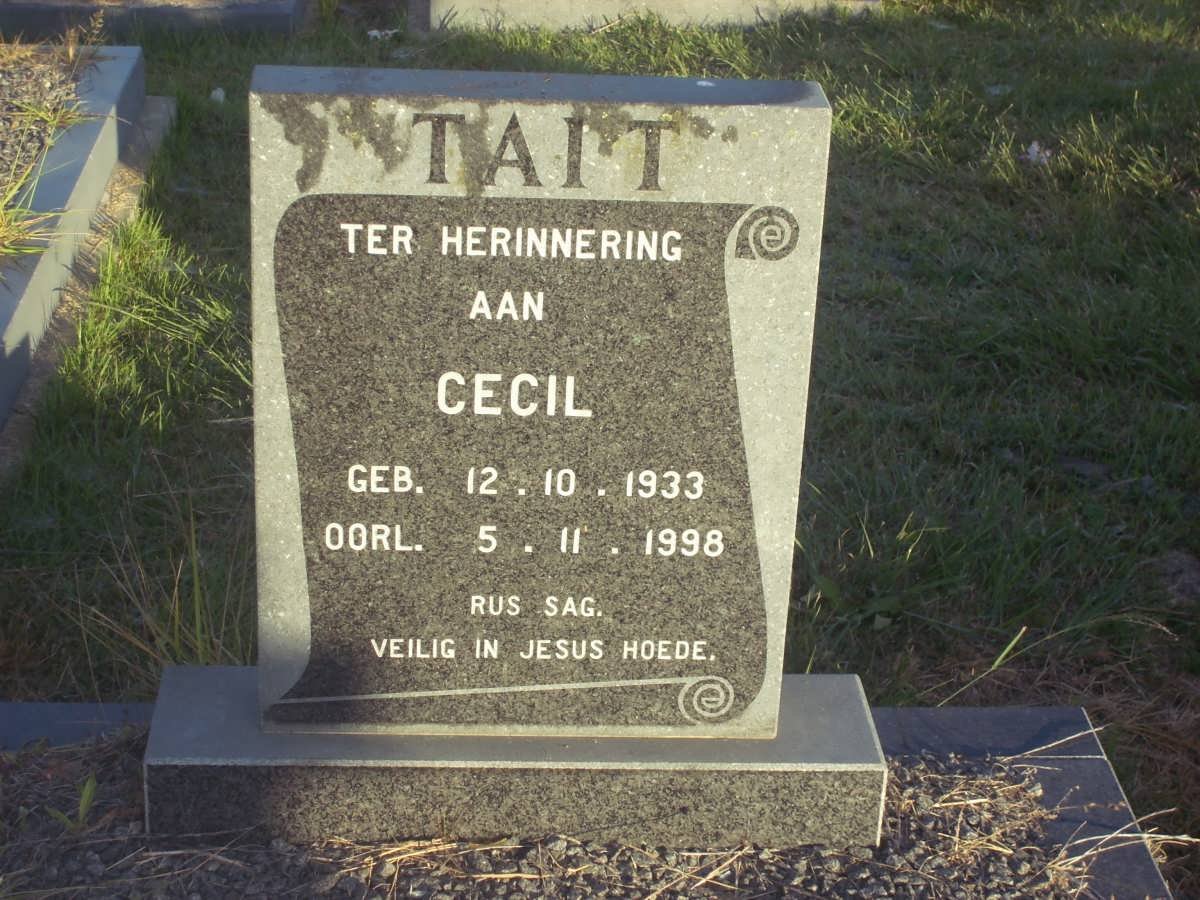 TAIT Cecil 1933-1998