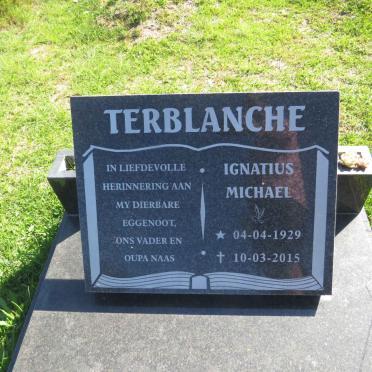 TERBLANCHE Ignatius Michael 1929-2015