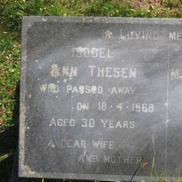 THESEN Isobel Ann -1968