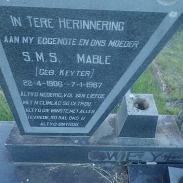 WEYERS Francis William 1912-1987 & S.M.S. KEYTER 1906-1967 _2