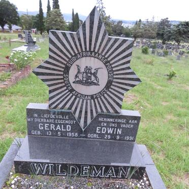 WILDEMAN Gerald Edwin 1958-1991