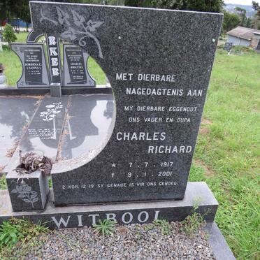 WITBOOI Charles Richard 1917-2001