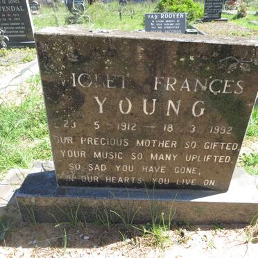 YOUNG Violet Frances 1912-1992