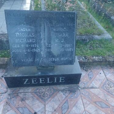 ZEELIE Thomas Richard 1876-1965 & Susara M.J. 1887-1973