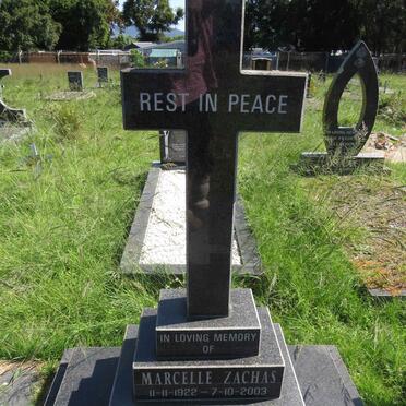 ZACHAS Marcelle 1922-2003