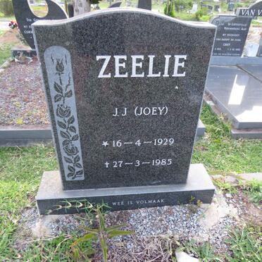 ZEELIE J.J. 1929-1985