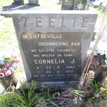 ZEELIE Cornelia J. 1942-1992