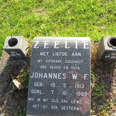 ZEELIE Johannes W.F. 1913-1989