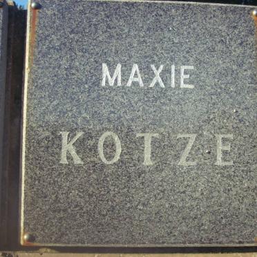 KOTZE Maxie