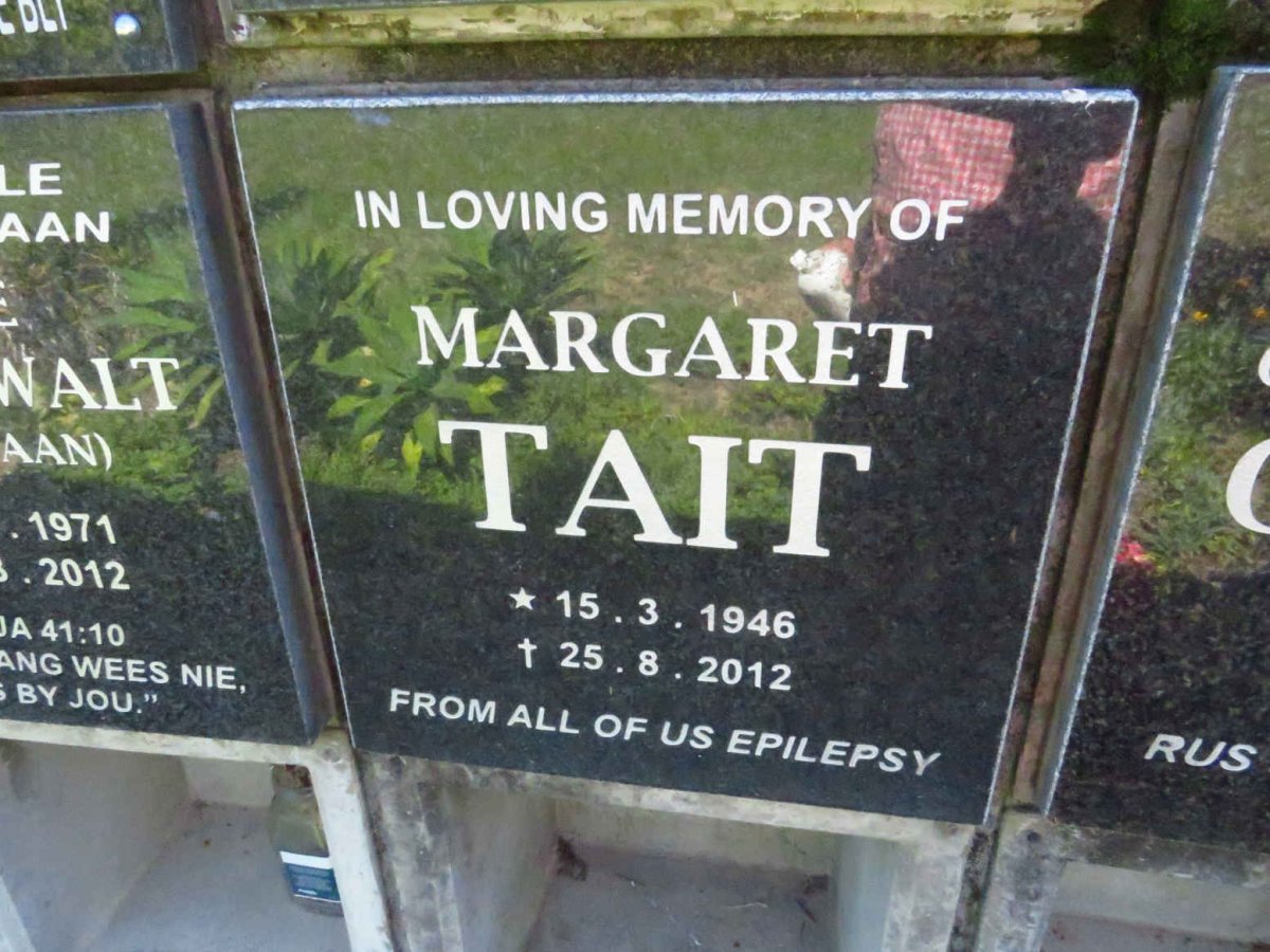 TAIT Margaret 1946-2012