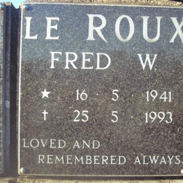 ROUX Fred. W., le 1941-1993