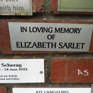 SARLET Elizabeth