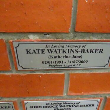 BAKER Kate, WATKINS- 1991-2009