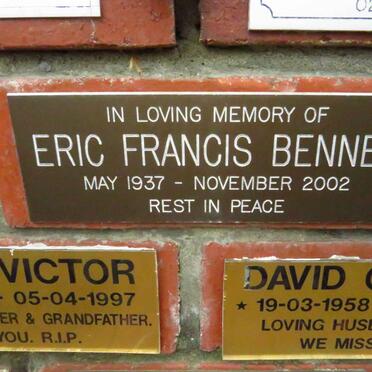 BENNET Eric Francis 1937-2002