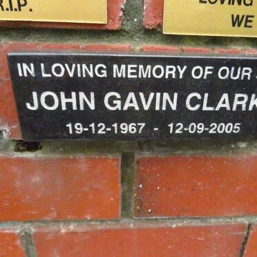 CLARKE John Gavin 1967-2005