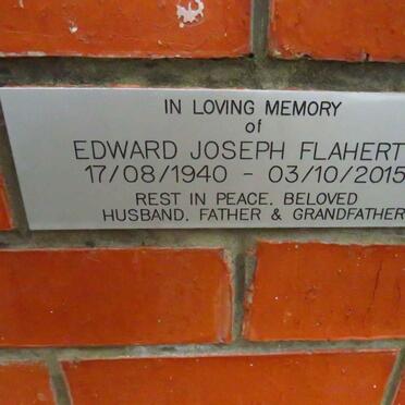 FLAHERTY Edward Joseph 1940-2015