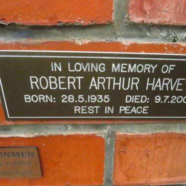 HARVEY Robert Arthur 1935-2004