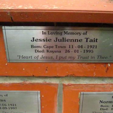 TAIT Jessie Julienne 1921-1995