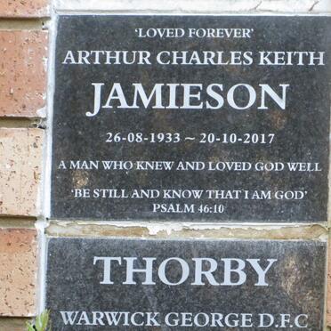 JAMIESON Arthur Charles Keith 1933-2017