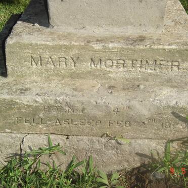 MORTIMER Mary -1879