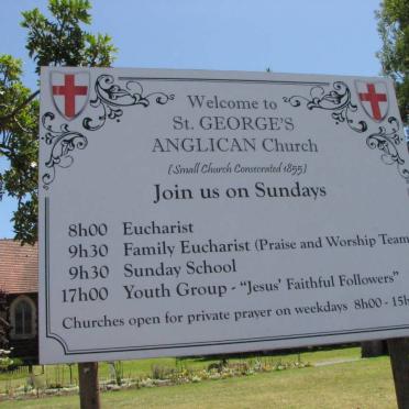 3. Plaque at St George's Anglican Church