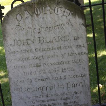 BLAKE John  1816-1872