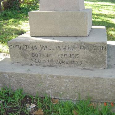 NELSON  Christina Williamina 1815-1879