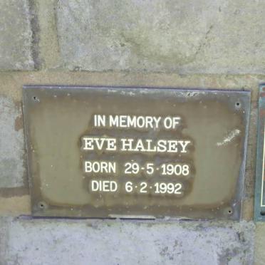HALSEY Eve 1908-1992