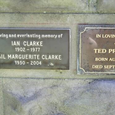 CLARKE Ian 1902-1977 :: CLARKE Gail Marguerite 1950-2004 :: PRESSDEE Ted 1909-1991