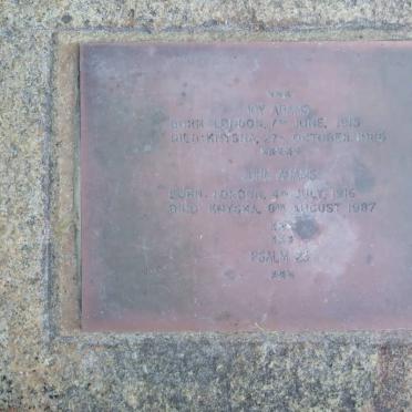ADAMS John 1916-1987 &amp; Joy 1913-1986