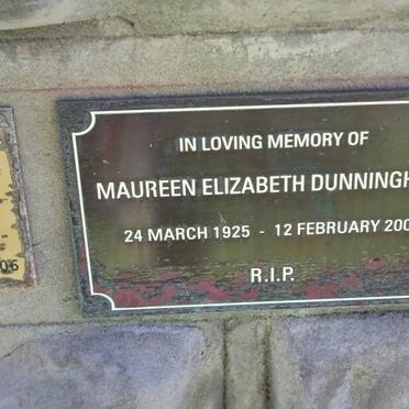DUNNINGHAM Maureen Elizabeth 1925-2007