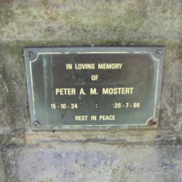 MOSTERT Peter A.M. 1924-1986