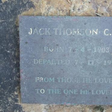 THOMSON Jack 1903-1993