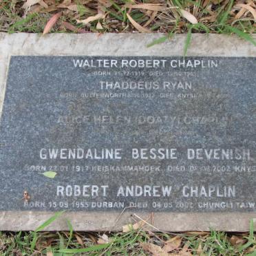 CHAPLIN :: RYAN : : DEVENISH