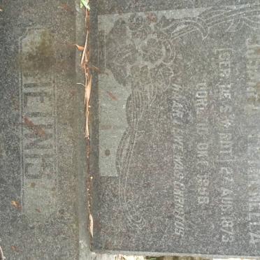 HEUNIS Johanna Petronella nee DE SWARDT 1873-1958