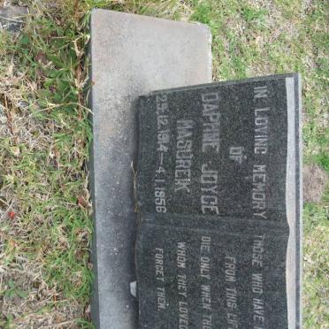 MASUREIK Daphne Joyce 1914-1956