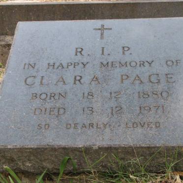 PAGE Clara 1880-1971